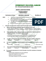 Physics XII 2021 Model Paper