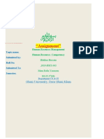 Human Resource Competency Model