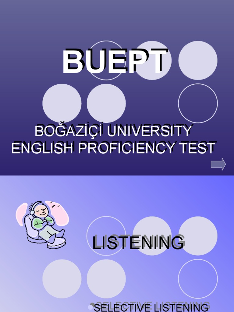 BUEPT: Boğaziçi English Proficiency Test | PDF | Chaos Theory | Test ...