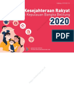 Statistik Kesejahteraan Rakyat Provinsi Kepulauan Bangka Belitung 2020