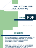 TEMA IV- TEORIA DO CVR