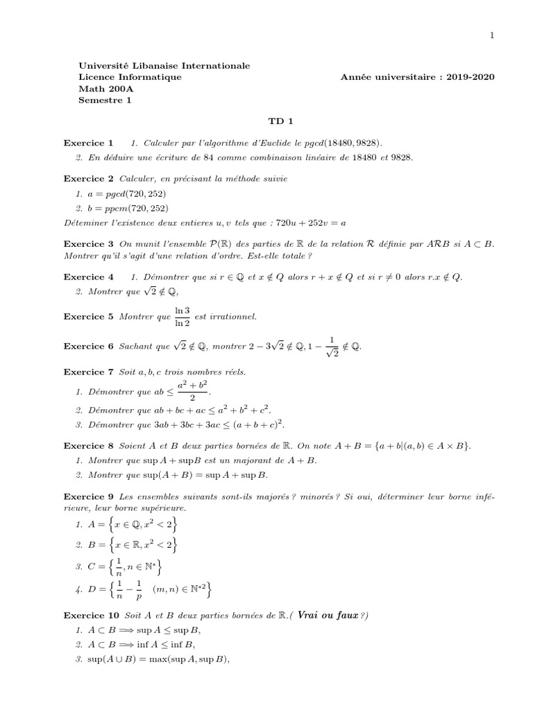 Exercices de Maths pour 3ème | PDF | Extremum | Mathématiques appliqués