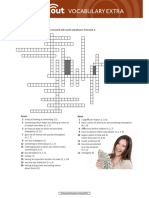 Speakout VocabularyCrossword1