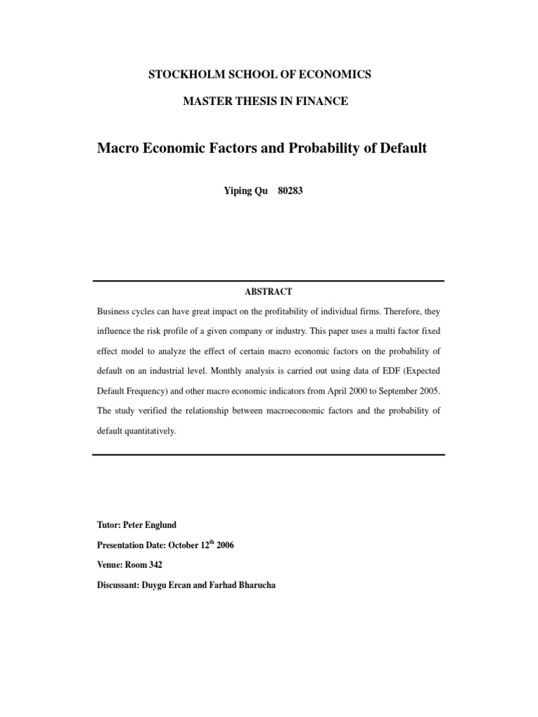 master thesis in finance pdf