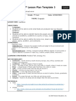 Siop Lesson Plan Template 3: Ivana Cortez 4 Grade Social Studies Geography Landforms