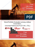 Free Oil Crisis PPT Templates: Insert The Subtitle of Your Presentation