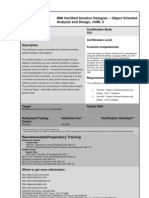 Ibm Certified Solution Designer Object Oriented Analysis N Design Vuml 2