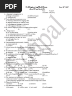 Civil Engineering Model Exam: (Level-04 and Level-05)