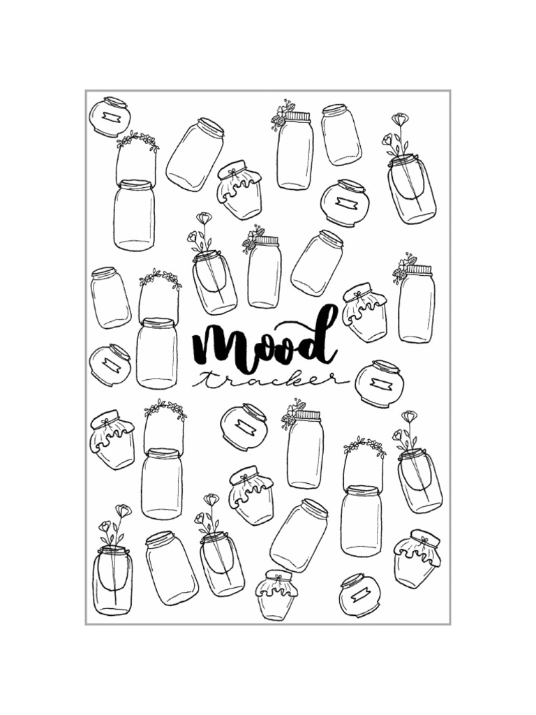 31 Day Mood Tracker Jars
