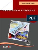 06 - PAVALEANU - Drept Penal European - Extras Din Volum