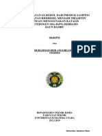 Pemanfaatan Gliserol Dari Produk Samping Pembuatan Biodiesel Menjadi Triasetin Dengan Menggunakan Katalis Heterogen Sio - H PO Berbasis Daun Bambu