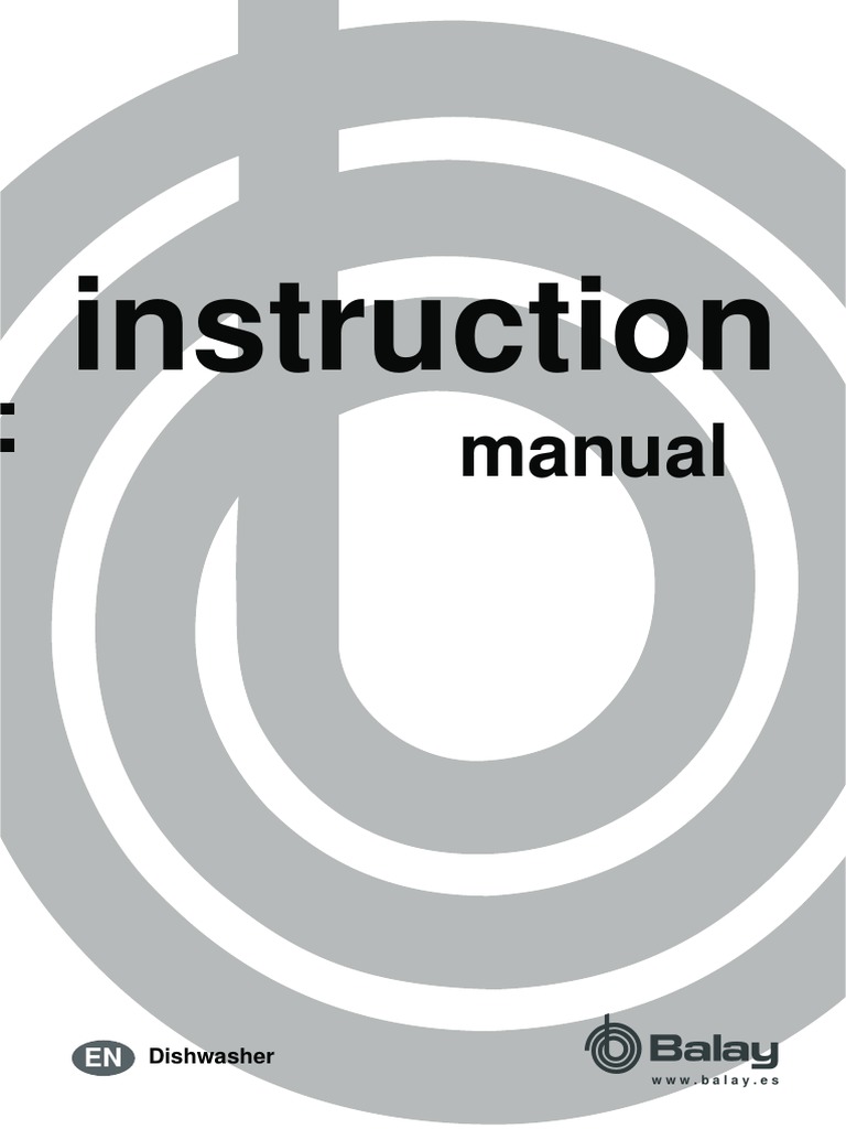 BalayLavavajillas 3VS303IPManual 9000729375 English PDF