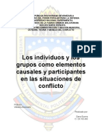 I Corte Informe Critico-Analitico - Teoria y Manejo Del Conflicto - VII Semestre de Admon y GM
