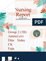 Tugas Kel Inggris, Nursing Report