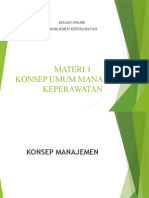 KONSEP UMUM MANAJEMEN