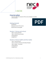 IGCSE French Sample NEC