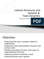 Organizational Structures and Systems