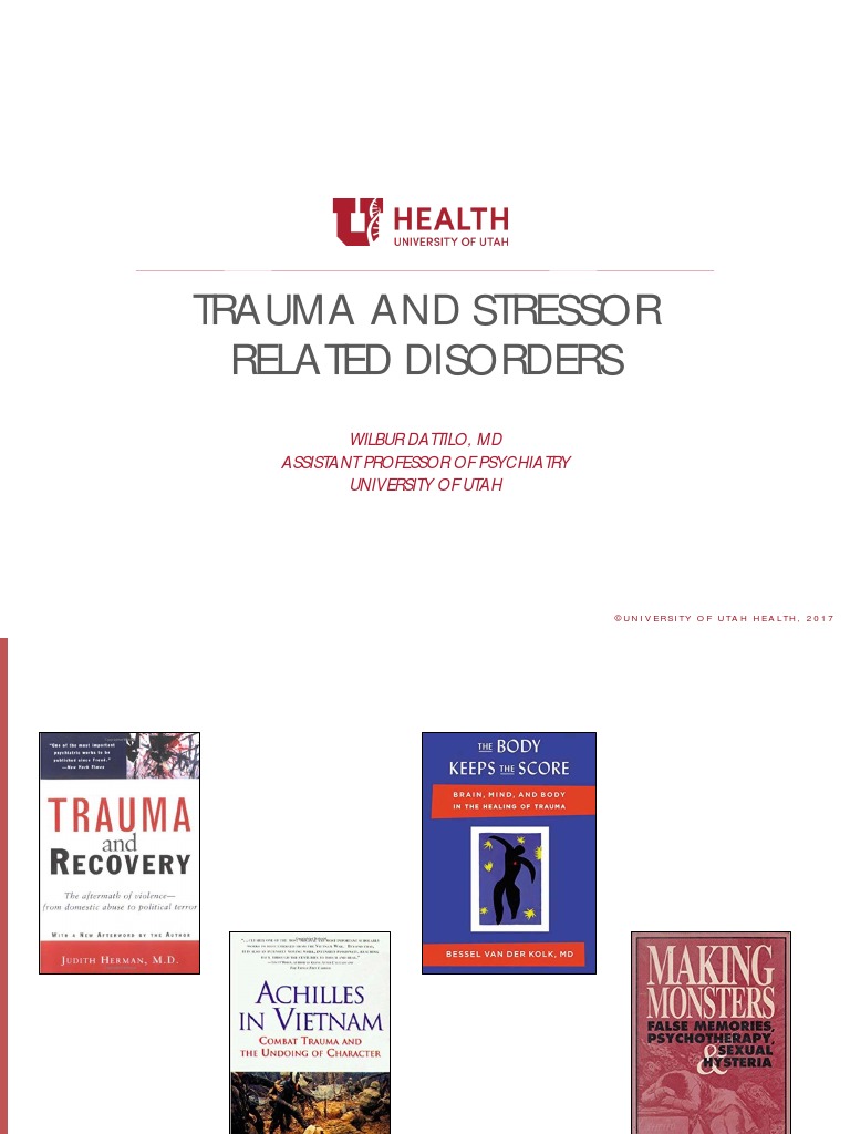 2018.02.08 Trauma and Stressor Related Disorders | PDF | Eye Movement ...
