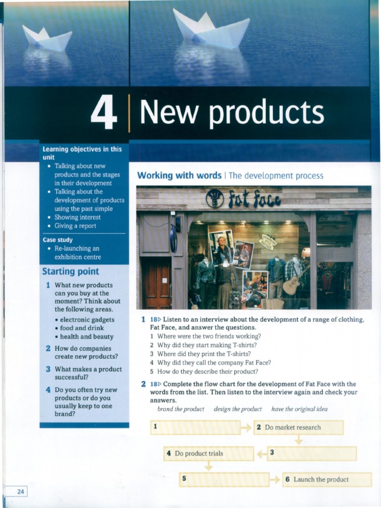 Unit 4 New Products | PDF