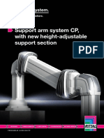 Support Arm System CP, With New Height-Adjustable Support Section