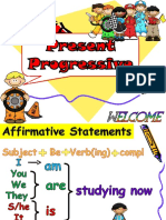 Present Progressive Grammar Drills - 22848