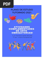 Planos tutorados - ARTE - 7 ANO