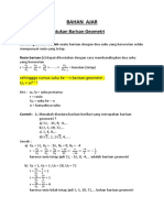 BAHAN AJAR Barisan Dan Deret Geometri