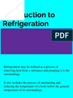 Introduction To Refrigeration
