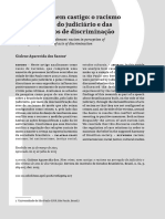 2015 SANTOS Gislene Nem Crime Nem Castigo o Racismo Na Percepção Do Judiciário e Das Vitimas Dos Atos de Discriminação