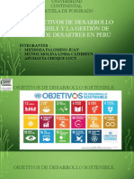 Los Objetivos de Desarrollo Sostnible y La Gestión Final