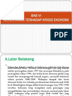 PDF Bab 6 Kerentanan Terhadap Krisis Ekonomi DL