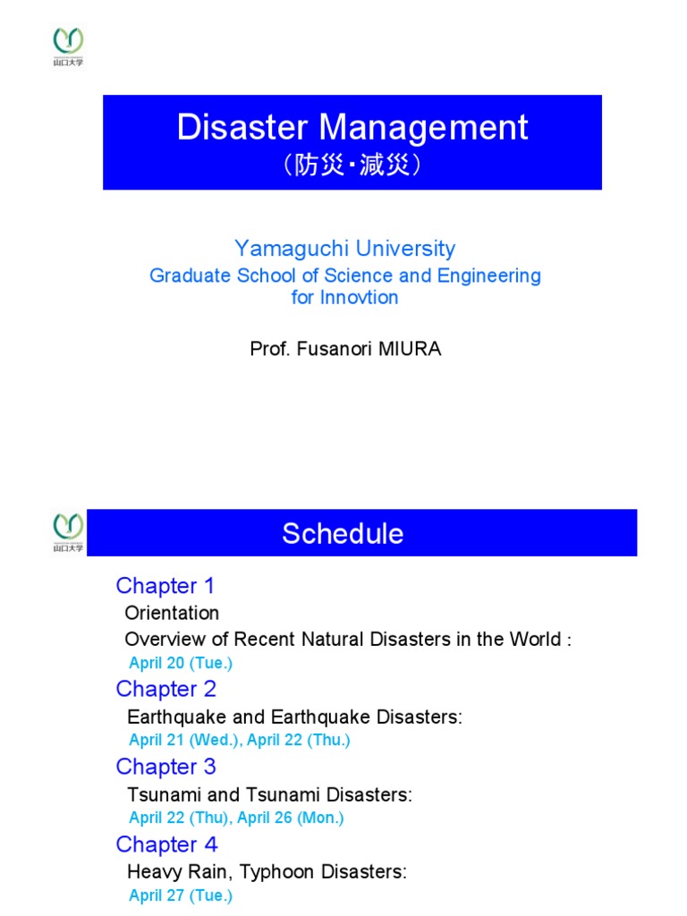 R3 Disaster Management Chapt.1 | PDF | Natural Disasters | Flood