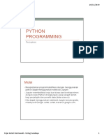 Perceptron Python Programming