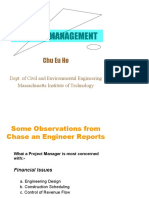 Project Management: Chu Eu Ho