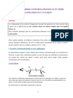 Stéréoisomérie Conformationnelle en Série Alphatique