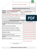 2. 1º Edital de Formação Do Processo Eleitoral Da CIPA