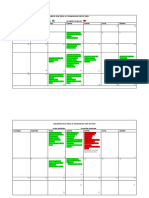 Calendário Para Todos os Treinamentos