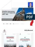 Slide Sharing Knowledge Reliability Improvement Program in PT Badak NGL 2020 - 2021 Rev2