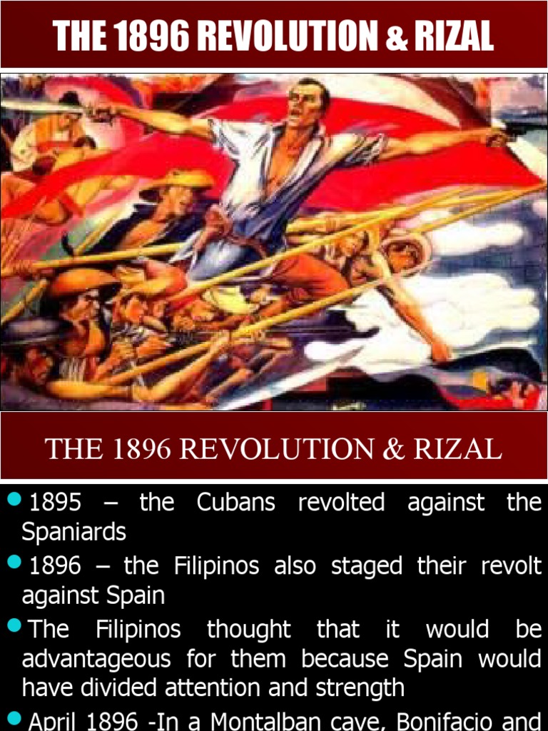 Rizal's Role in the 1896 Revolution | PDF | Philippines
