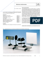 Michaelson Interferometer