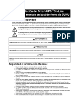 Guía de Instalación Del Smart-UPS On-Line SRT5K/6K de Montaje en Bastidor/torre de 3U/4U