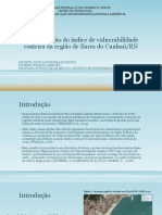 Determinação Do Índice de Vulnerabilidade Costeira Da Região