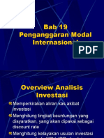 Penganggaran Modal Internasional