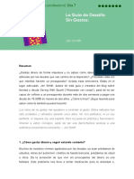 La Guía de Desafío Sin Gastos