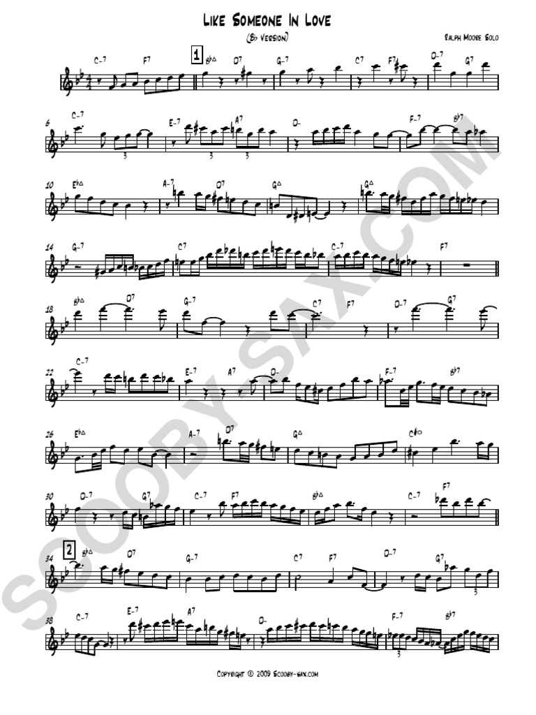 Like Someone in Love - BB | PDF