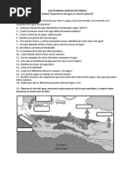 CUESTIONARIO CIENCIAS NATURALES Unidad de Los Oceanos y Lagos
