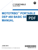 Mototrbo Portable Dep 450 Basic Service Manual