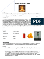 Calorimetry Lab: Measuring Calories from a Burning Cheeto