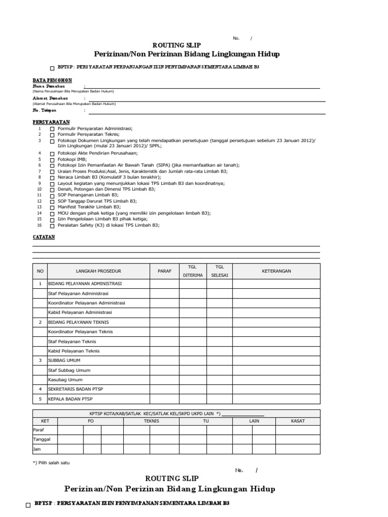 Checklist Tps Limbah b3 | PDF