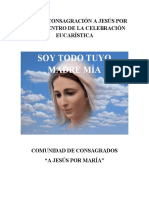 Acto de Consagración a Jesús por María